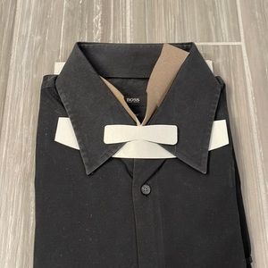 Hugo Boss long Sleeve Black button down shirt